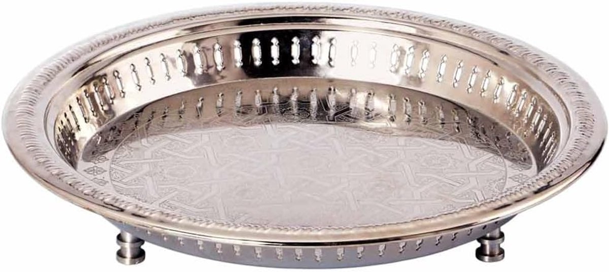 Dienblad Juman 40 cm zilver