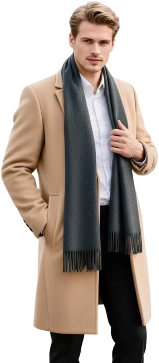 Kasjmier stijlvol lente 185x65 elegant voor formele gelegenheden kasjmier sjaal pashmina halsdoek wollen sjaal wol effen kleur