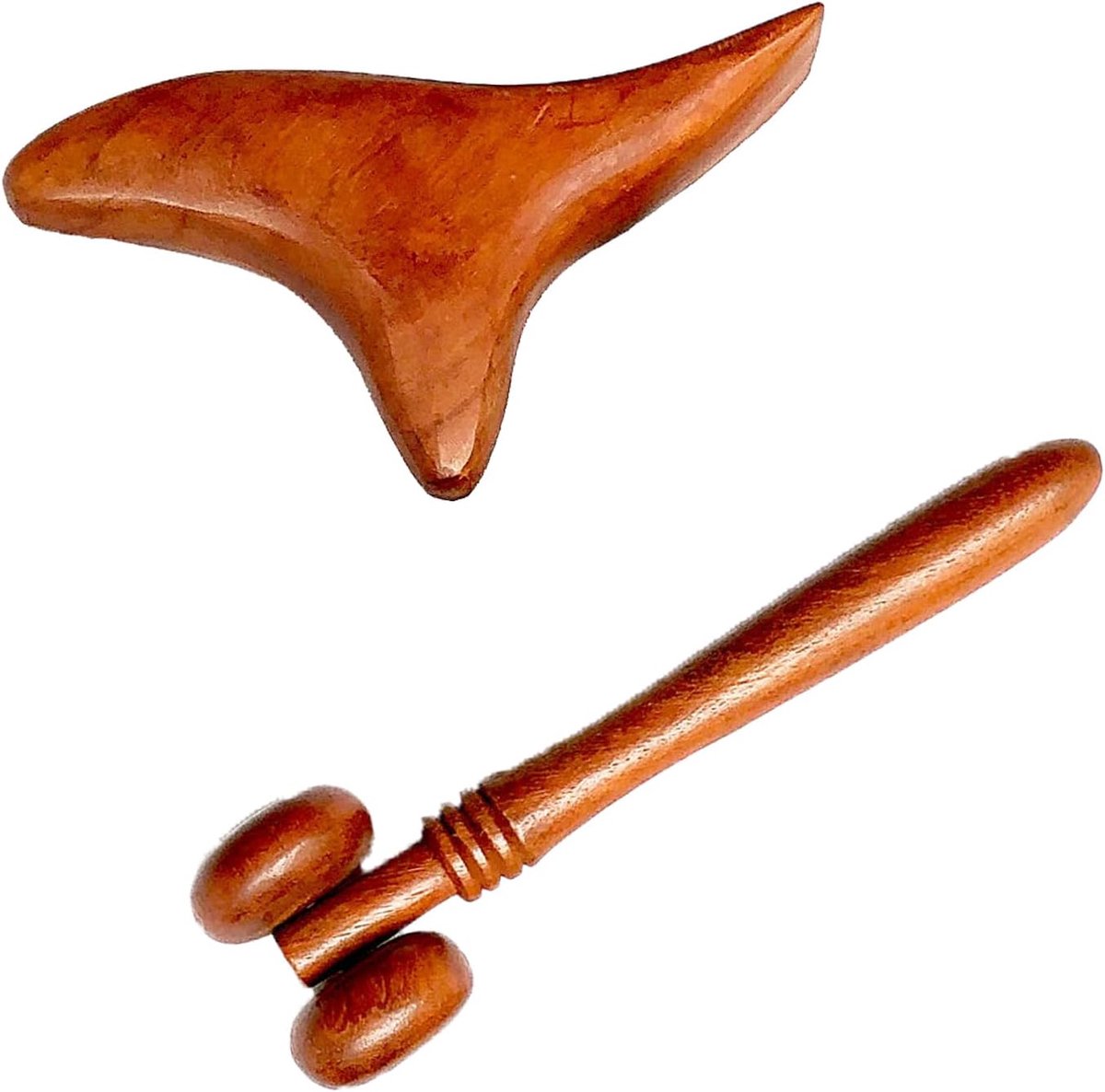 Dailygoods- Handmassage Apparaat - Houten Massager - Massagehulpmiddel - Geschikt voor Lichaams- en Gezichtsmassage - Verlicht Vermoeidheid - Stimulee