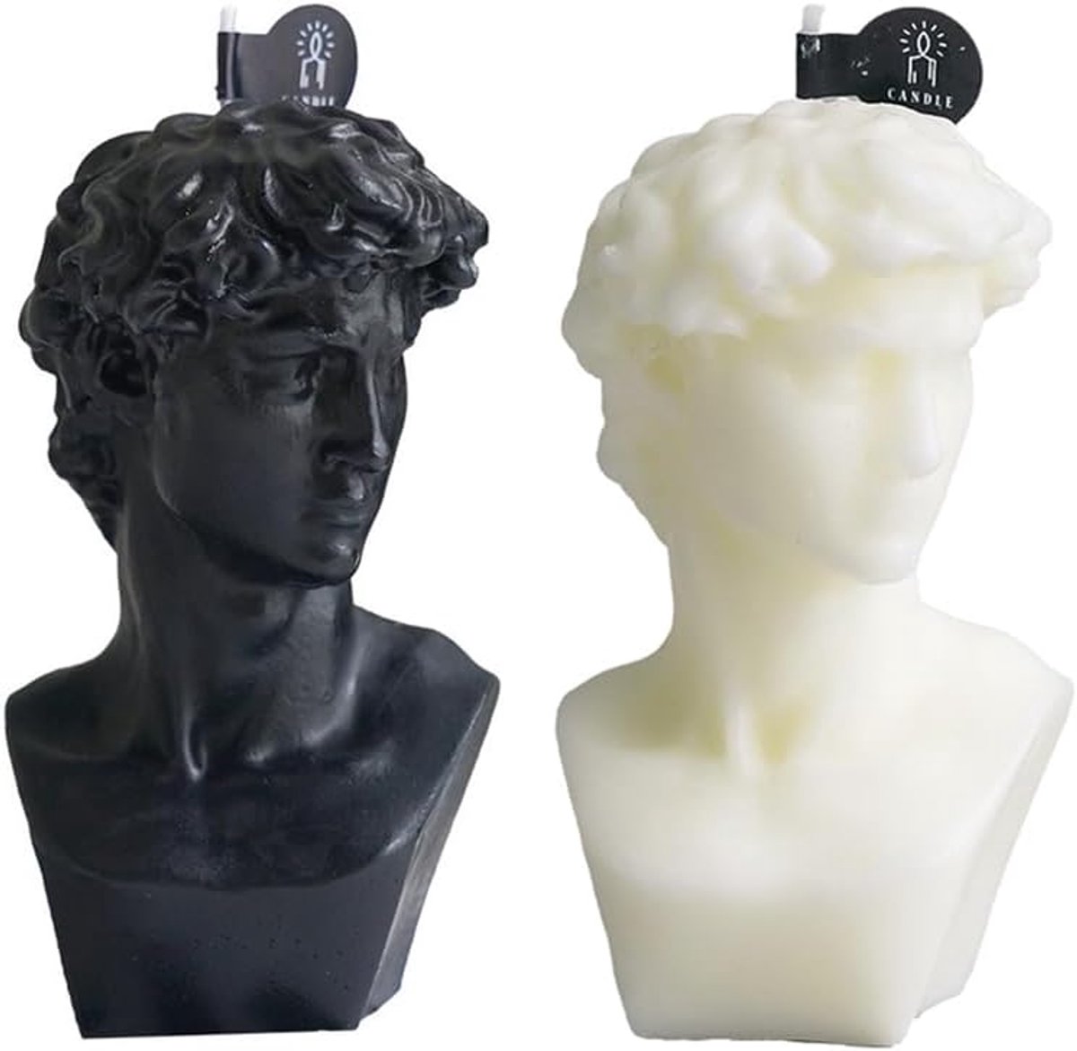 Dailygoods- Geurkaars 2 Stuks - Aroma Soja Wax - Decoratieve Kaars - Griekse Esthetiek - Verjaardagscadeau - Veiligheidswaarschuwing inbegrepen