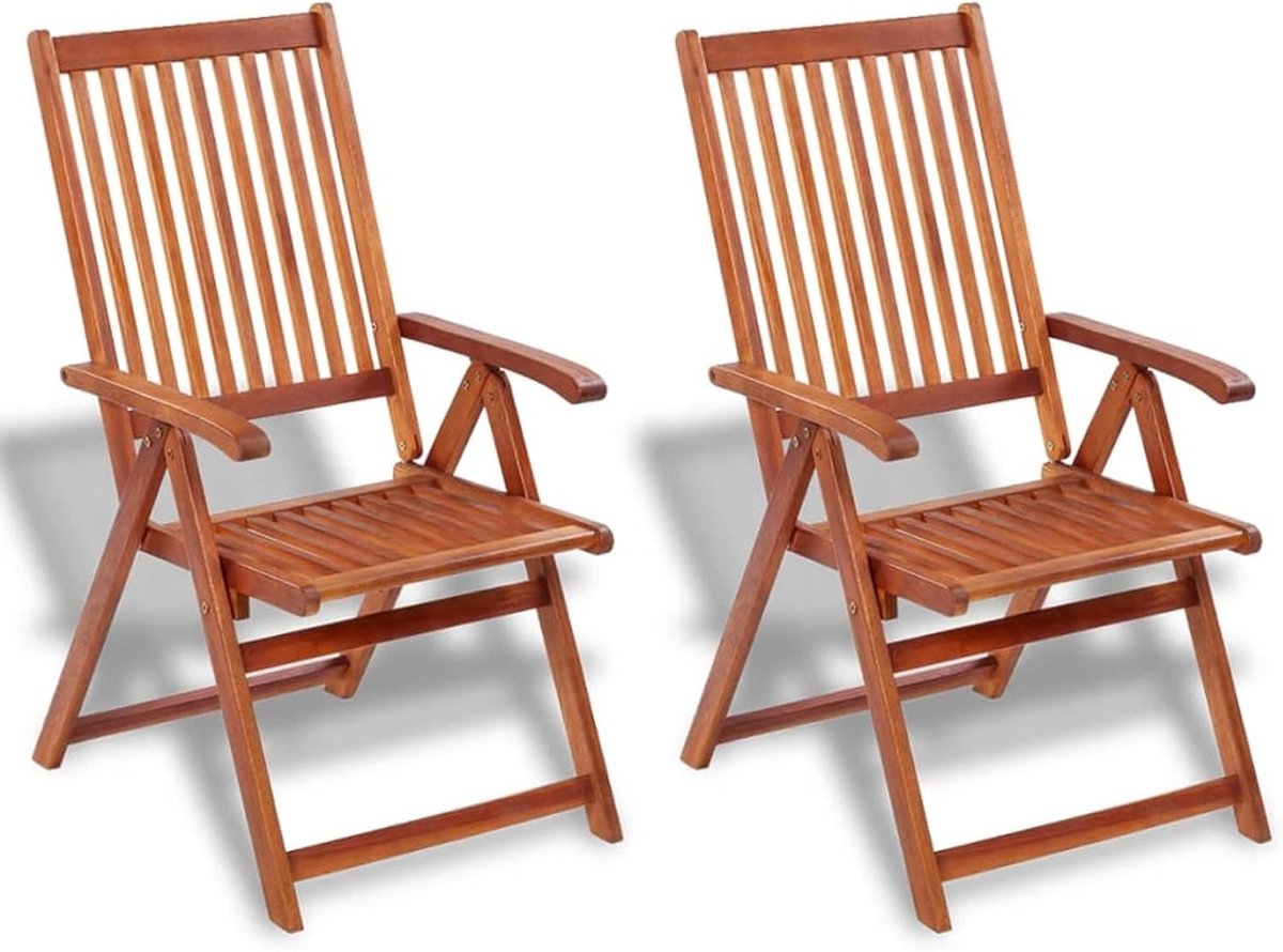 2 stuks inklapbare tuinstoelen tuinstoel verstelbare stoel klapstoel klapstoel campingstoel hoge rugleuning stoelen tuinstoelen tuinmeubels massief hout acacia