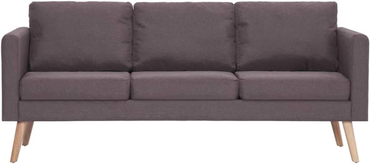 Slaapbank met rugkussen, 3-zitsbank, bank met zitkussen, bedbank, slaapbank, gestoffeerde bank, kleur naar keuze, bankstel, crème/bruin/blauw/wijnrood/taupe