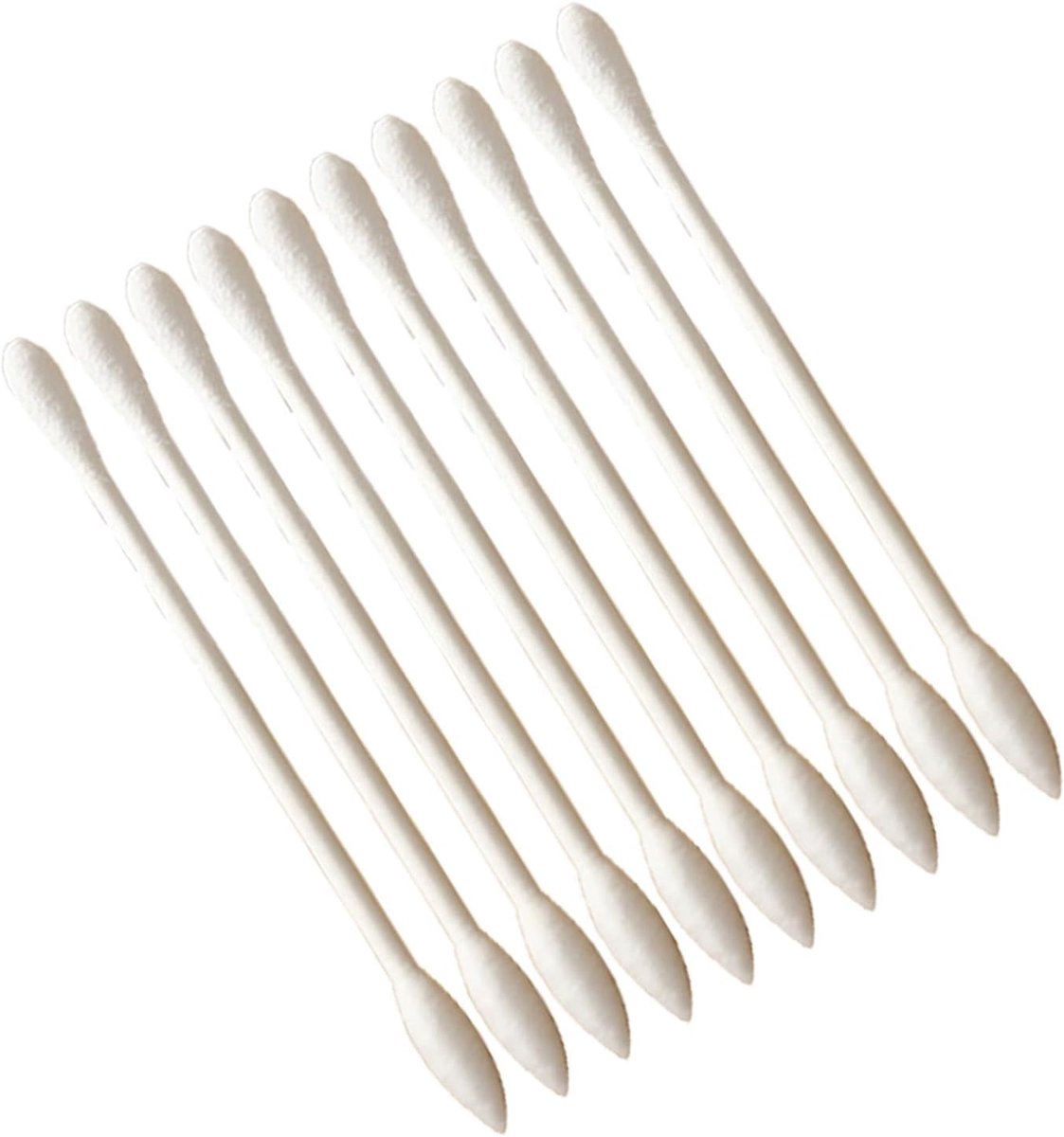 Dailygoods - Wegwerp Wattenstaafjes - Dubbele Tip - Individueel Verpakt - Draagbaar voor Reizen - Zachte Make-up Applicator - Multifunctioneel