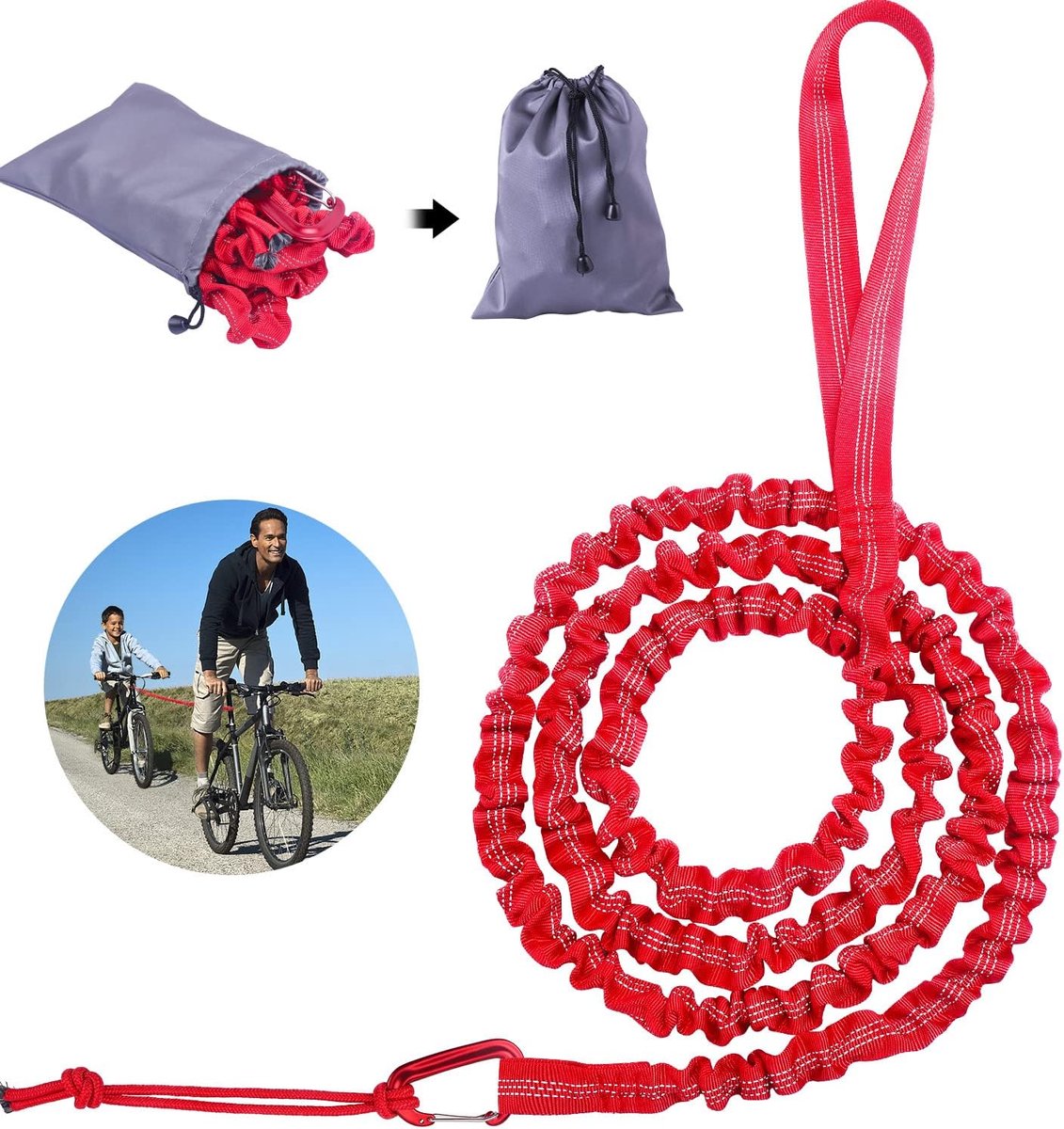 Sleeptouw fiets voor kinderen