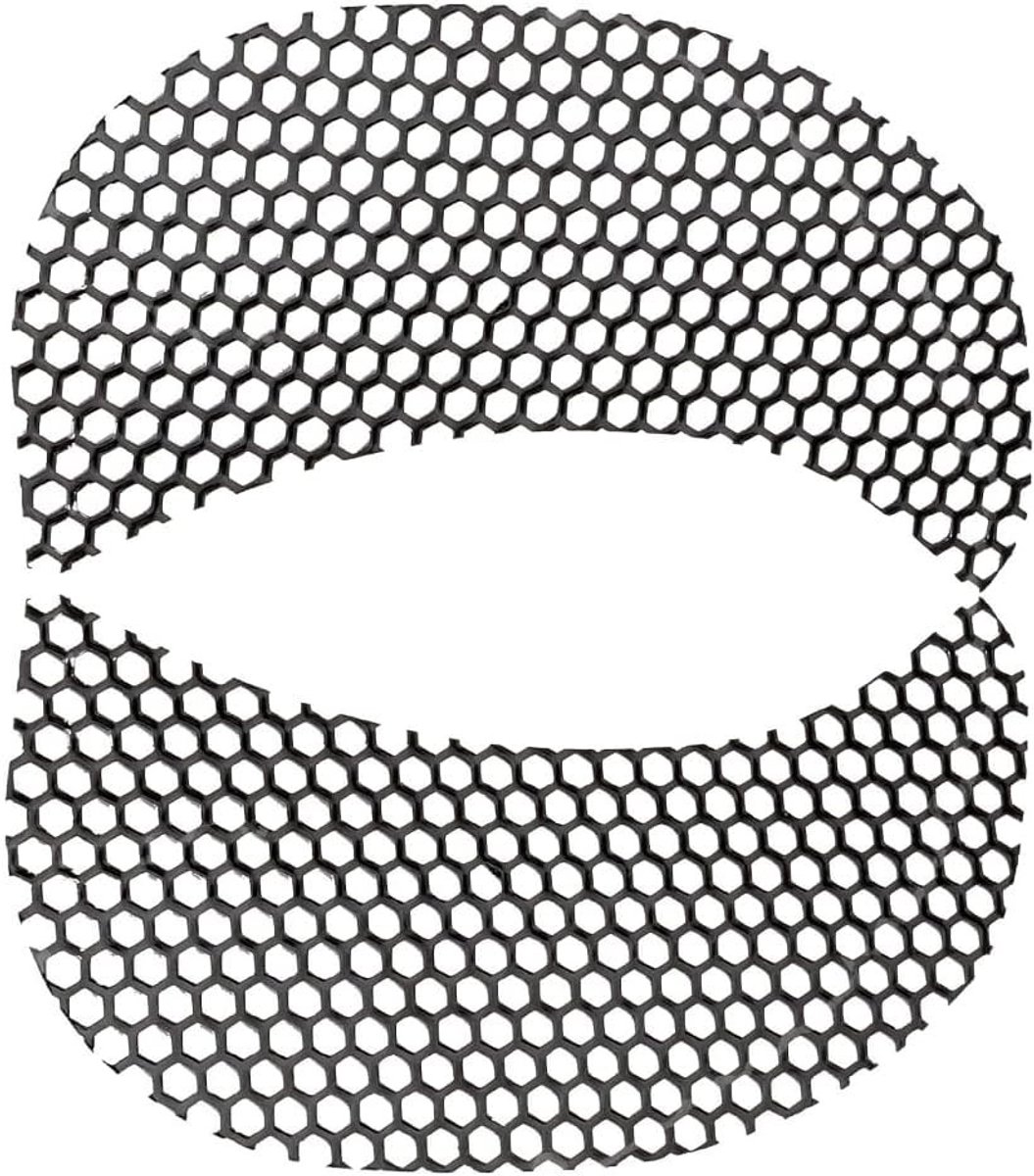 Motorcycle Mesh Ventilatie Screen Grill Cover voor Road Glide 2015-2023 - Zwart, Honeycomb Ontwerp, Duurzaam en Effectief