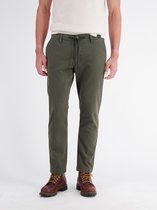 LERROS Casual chino van vormvaste stof met tailleband met trekkoord , Maat: W30_L32 , Kleur: NORDIC OLIVE , 65% katoen, 32% lyocell, 3% elastaan