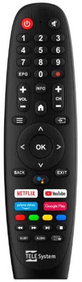 Afstandsbediening voor Telesystem Smart TV type 22/24/32 SMG-14