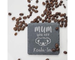 EBuyGB Square Slate Coaster, mama je bent Koala-thee, moeders dag cadeau