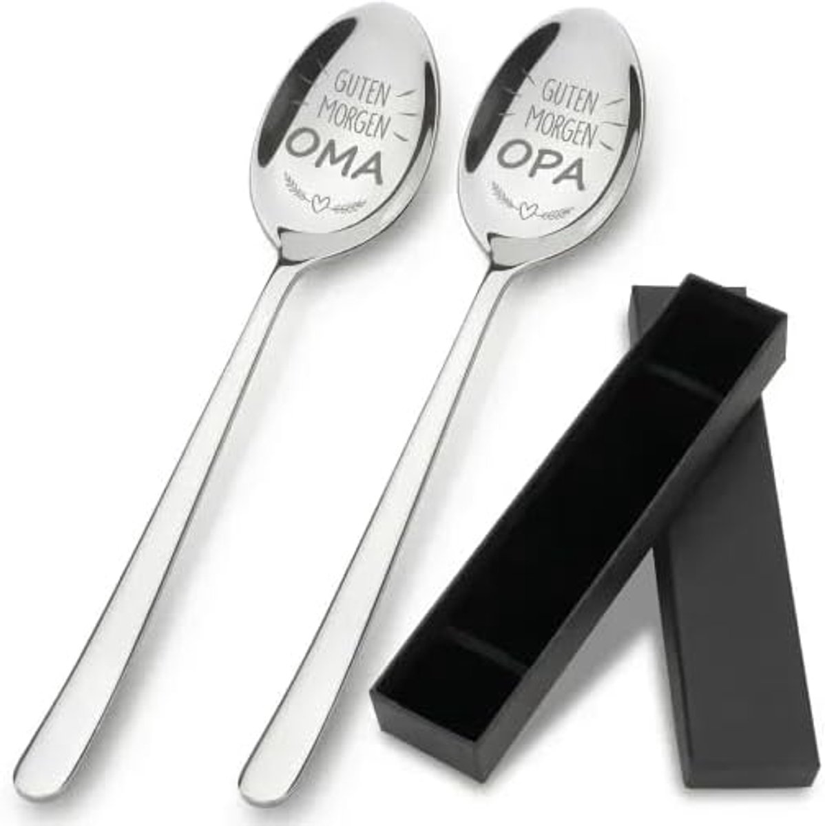 Koffielepels met gravure, cadeau voor beste oma en opa