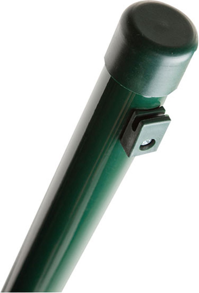Afrasteringspaal | Giardino | Ø 40 mm x 120 cm (Met spandraadhouders, Groen)