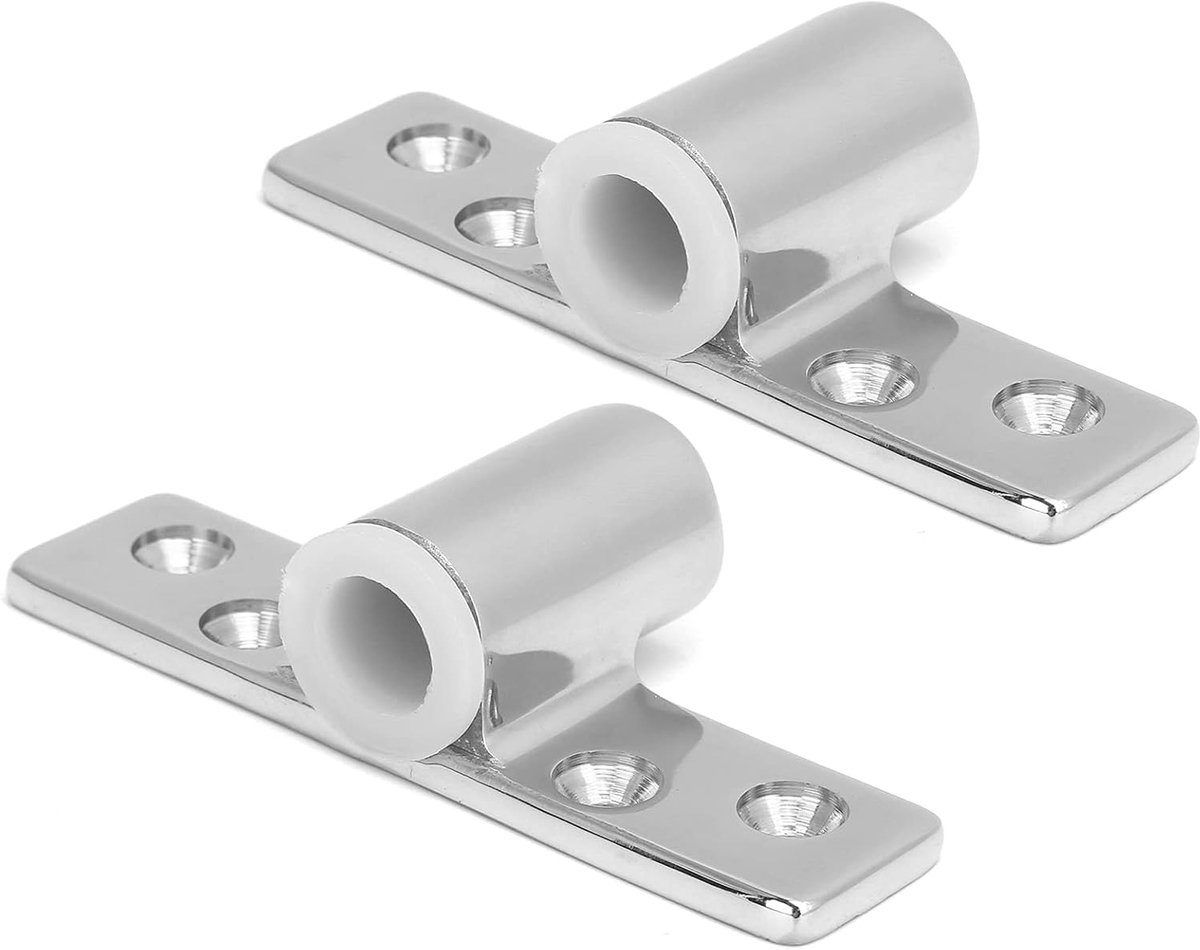 2 stuks marine zwemhulzen zijmontage zwembus roestvrij staal gepolijste afwerking spiegel boot zwemhulzen voor 1/2 inch schacht