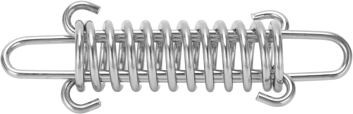 113 Mm Roestvrijstalen Afmeerlijnveerschokdempers, jacht- en Hardwarefittingen, Spanveer voor Kettingen, Zandzakken, Hangmatten, Touwen, Staande Stoelen, Parasolveren,