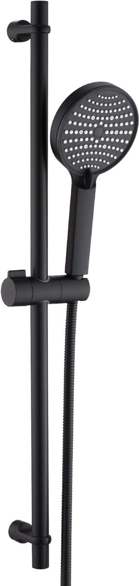 Douchestang met douchekop 70 cm, douchestang variabele boorgaten