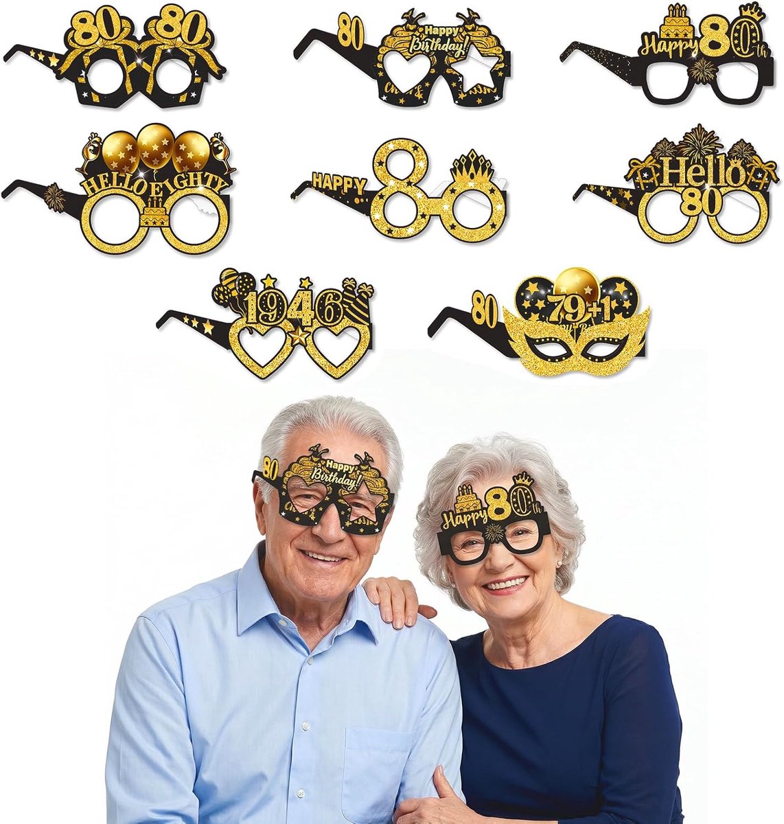 Brillen voor de 30e verjaardag, accessoires Photobooth papier, verjaardag, feestbril, grappig
