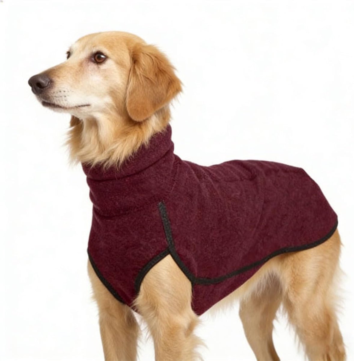 Herstelpak Coltrui Hondentrui Kalmerend Vest Beschermende Hondenkleding Postoperatief Shirt Alternatief Voor Kraag Voor Kleine Middelgrote en Grote Honden (Donkerrood, m)