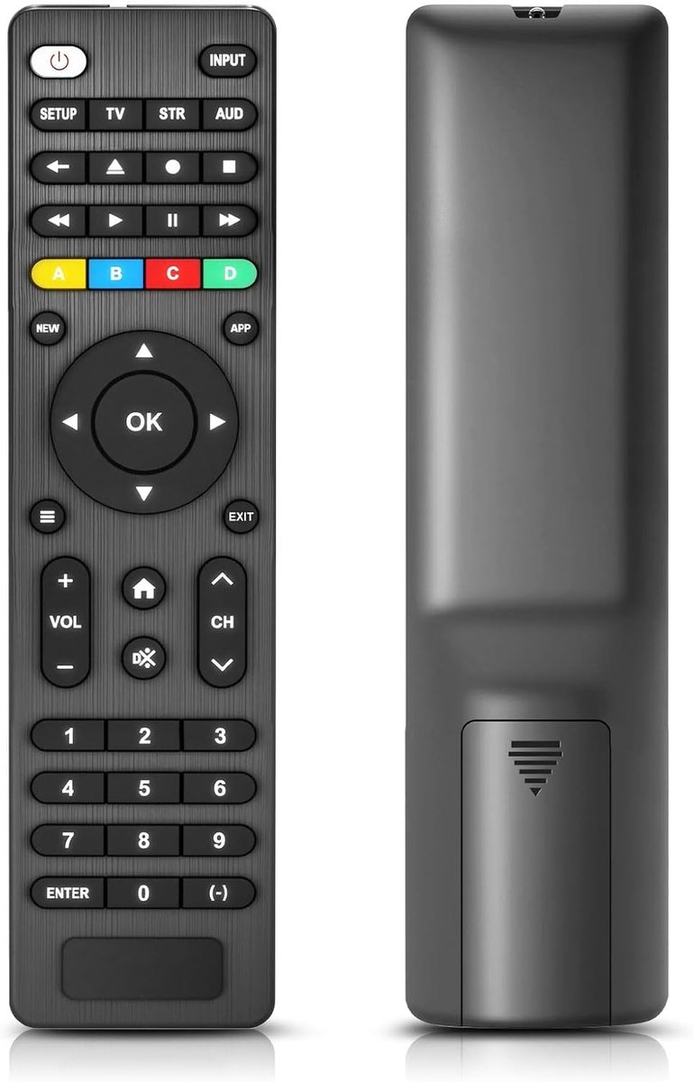 Afstandsbediening voor televisies, TV-afstandsbediening universeel compatibel met Samsung, LG, Sony, Hisense, TCL, Panasonic, Philips, Blu-ray, Soundbar, streamingapparaten