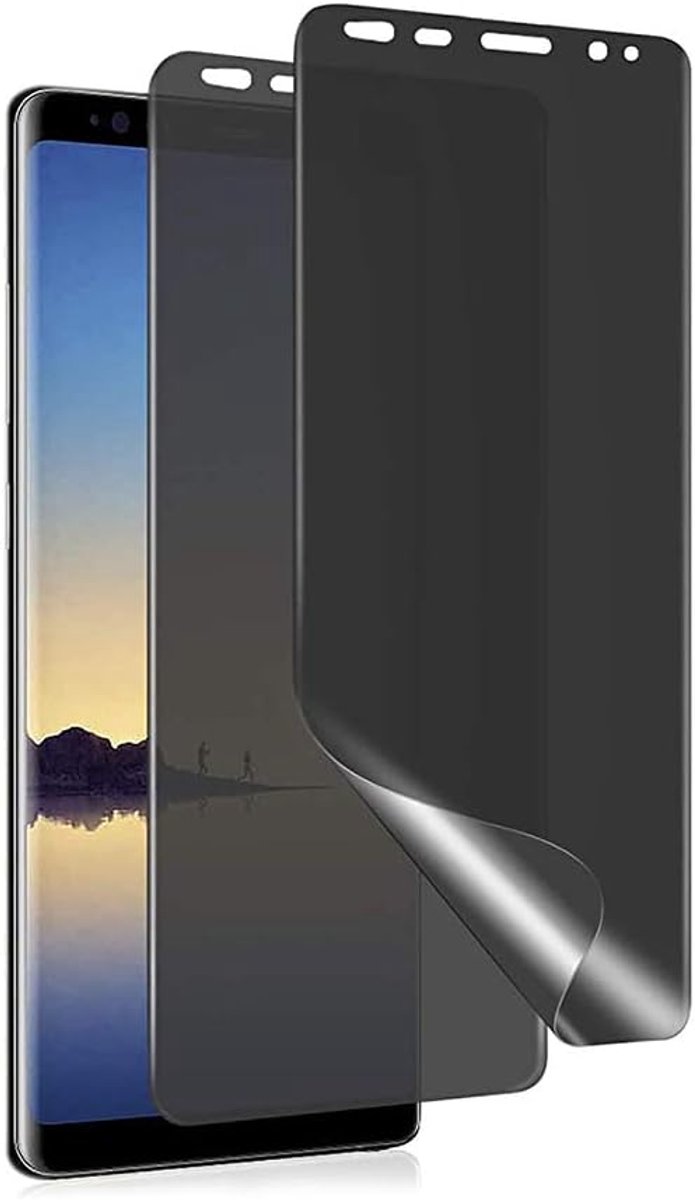 2 Pack Privacy Screen Protector voor Samsung S9 / S8 [Anti-Spion] Beschermfolie Flexibel Hoesvriendelijk Elastisch Schermbeschermer TPU Film [Niet Getemperd Glas]