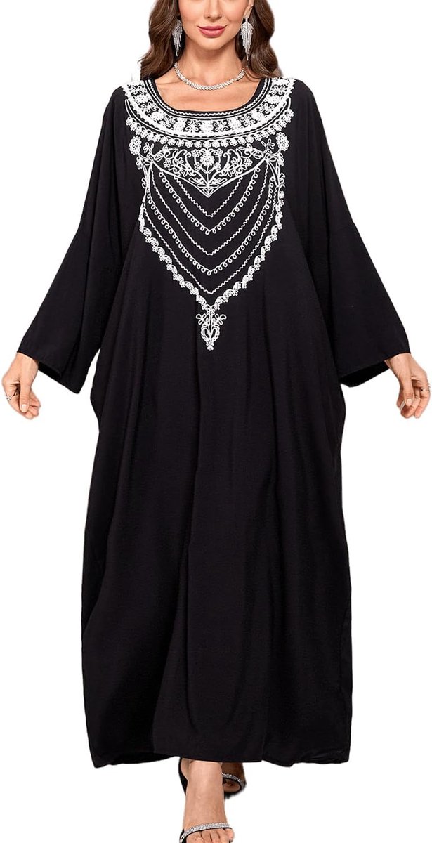 Bloemen Ruime Kaftan Boho Strand Bikini Cover Up Jurk Plus Size Robe voor Vrouwen