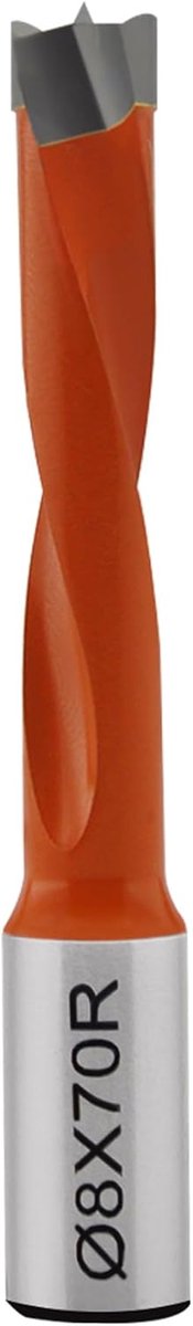 Tipped Brad Point Boring Bit Dowel Drill Bits 8 mm Dia x 45 mm Lang x 10 mm Linkerhand