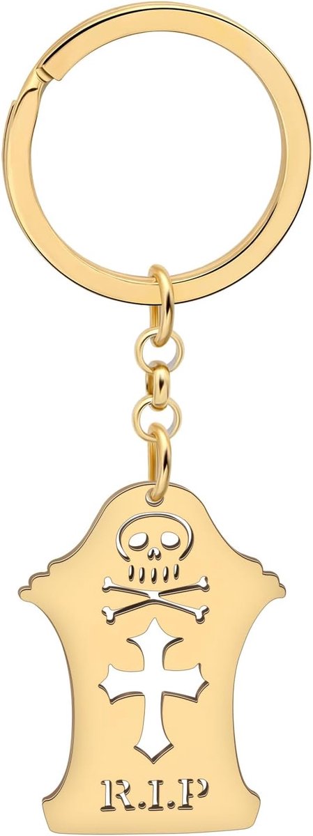 Rvs Nieuwigheid Graf Doodskist Sleutelhanger Gothic Graf Auto Purse Sleutelhanger Vakantie Sieraden Voor Vrouwen Geschenken
