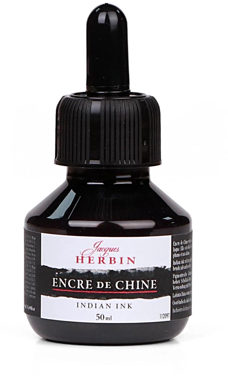 Chinese Inkt Zwart 50 ml