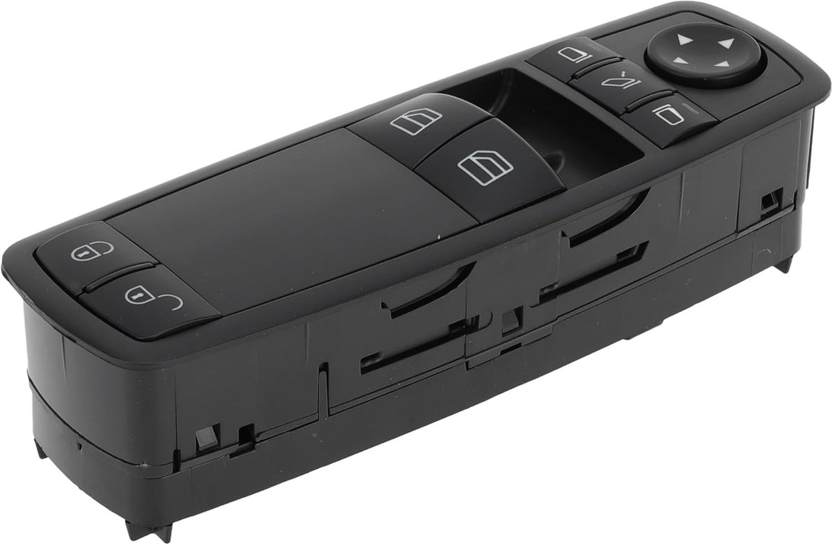 Dailygoods - Power Window Switch - Raambediening - Duurzaam plastic en metaal - Zwart - Voor Mercedes-Benz A160 A180 A200 - OE Nummer 1698206510