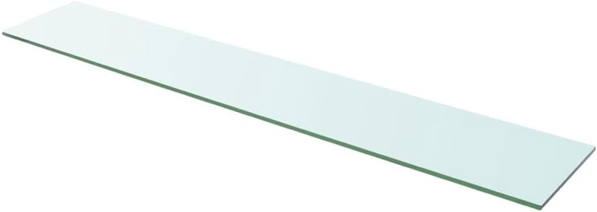 Glas, transparant, decoratief rek, plantenrek voor keuken en badkamer, 110 cm x 20 cm