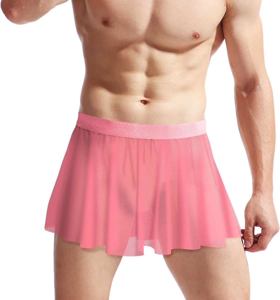 Sissy Rokken voor heren, sexy see through crossdressers, ondergoed, nachtclub, party, cosplay kostuum