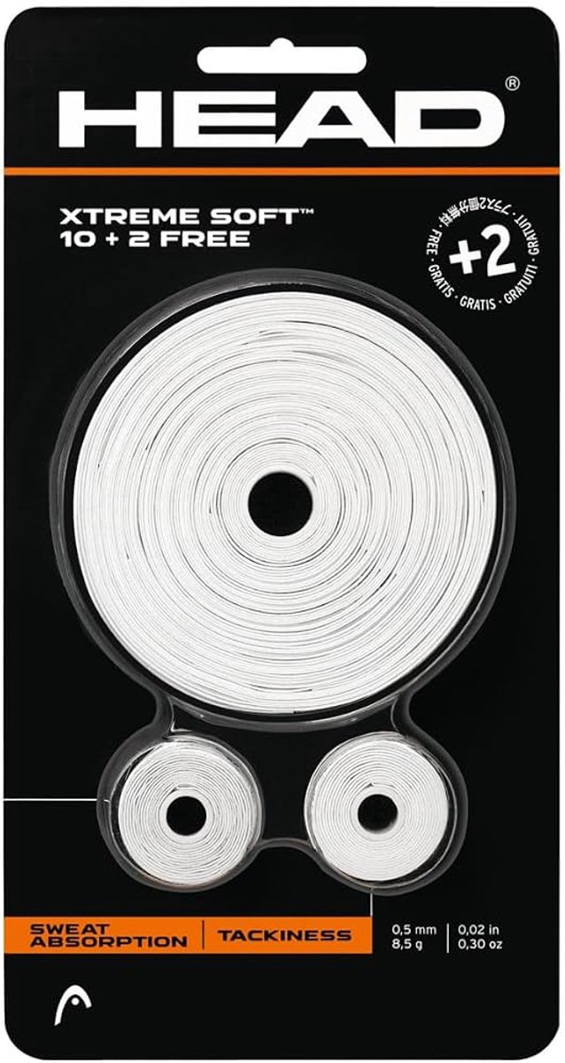 Head Racket Xtreme Soft 10+2 Tennis Overgrip Wit