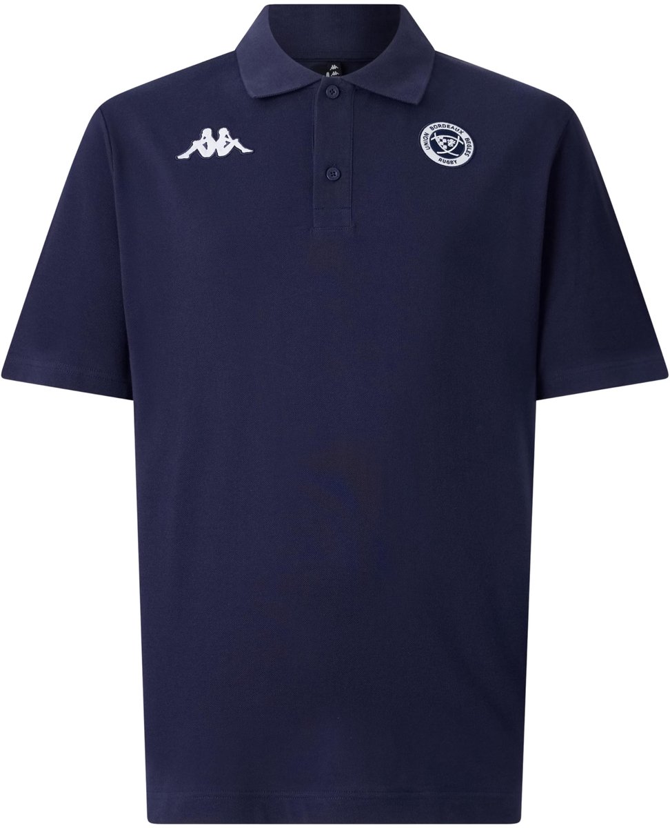 Polo Union Bègles Coupe d’Europe pour adulte Kappa Bleu marine Blauw