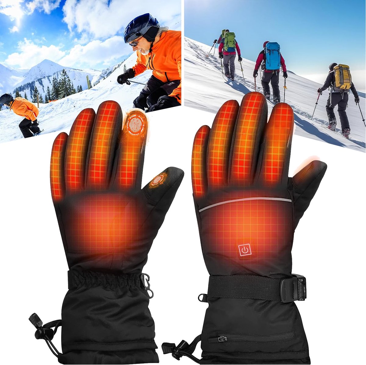 Verwarmde Handschoenen - Elektrisch Verwarmde Handschoenen Voor Heren En Dames - Handwarmerhandschoenen Voor Buitensporten