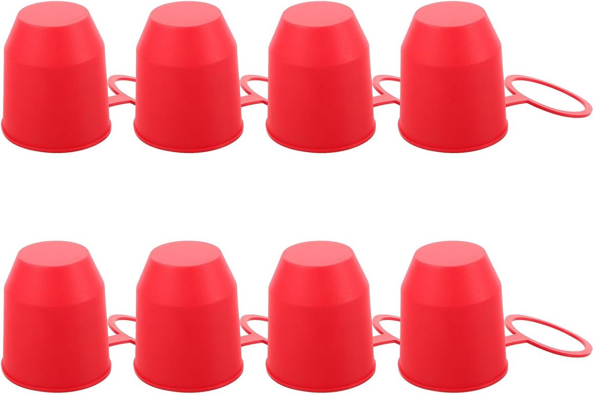 8 stuks beschermkappen voor trekhaakkogels - 54 mm/2,12 inch binnendiameter, weerbestendige beschermkap voor trekhaakkogels - stofkap voor trekhaakkoppelingen van vrachtwagens,