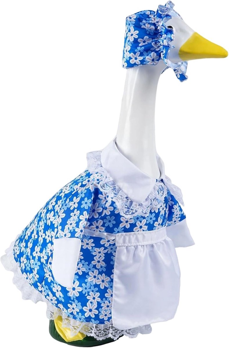 Kleding Van De Ganzen Pastorale Voorjursjurk Met Hoed Voor 58 Cm Ganzen