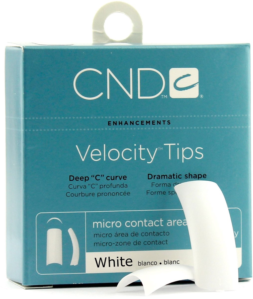 CND - Brisa Sculpting Gel - Velocity White Tips - 360 Stuks