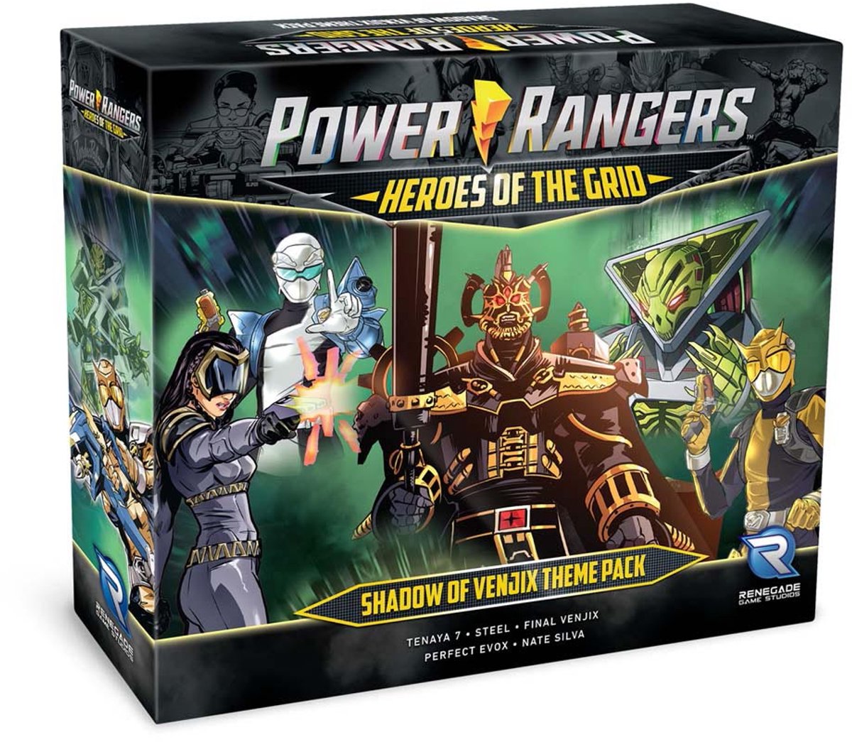 Power Rangers Heroes of the Grid Shadow of Venjix - Bordspel - Engelstalig - Renegade Game Studios