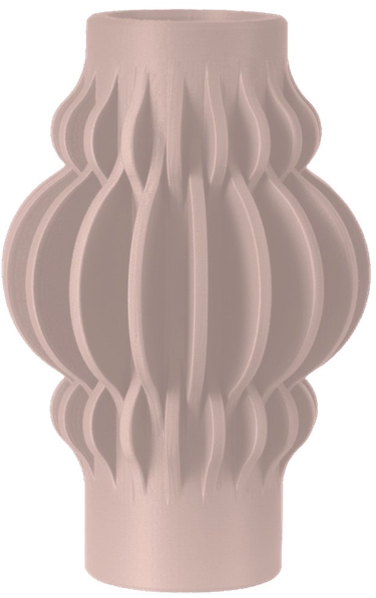 Layvo Vesper Vaas - Bloesem - 20 cm - droogbloemen vaas - organische vaas - gerecycled plastic