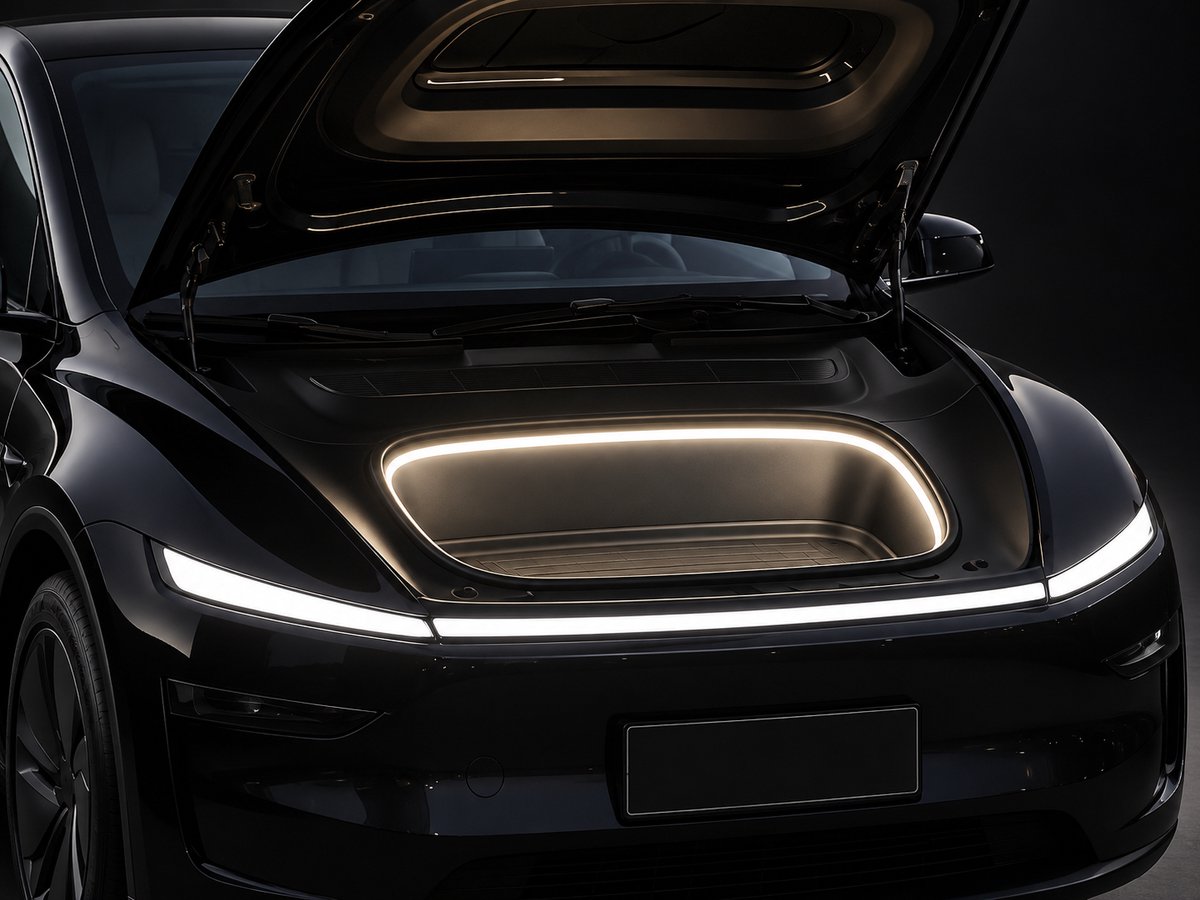 LED-Lichtstrip Geschikt voor Tesla Model Y Premium – Koelwit LED-Licht voor Voorklep – Sfeerverlichting & Lichtstrip voor Frunk – Tesla Model Y Accessoire