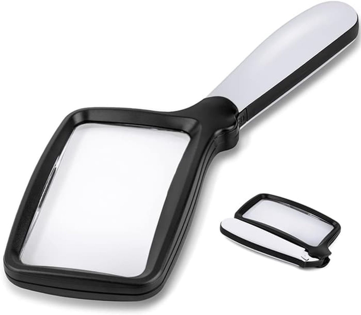 Opvouwbare handloep met verlichting, 3x groot rechthoekig formaat