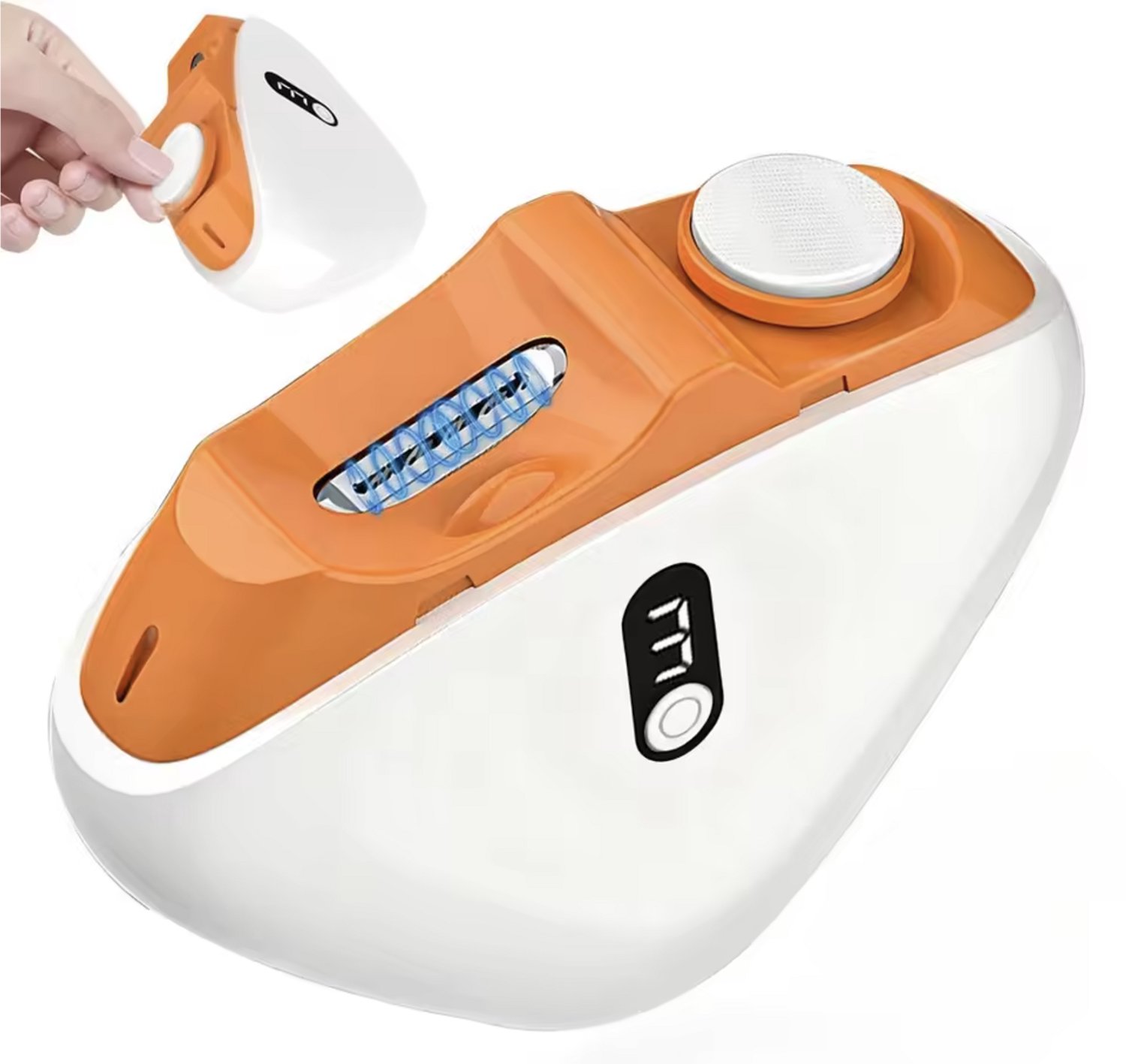 Cherrys Finds - Elektrische Nageltrimmer – Nagelknippers - Automatische Nagelknipper – Nagelfrees – 3 Snelheden – LED Licht – USB Oplaadbaar – Veilig voor Baby en Volwassenen – Nagelverzorging 3-in-1 - Persoonlijke Nagelverzorging