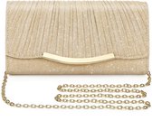 Glitter-Clutch voor Dames – Avondtas – Sprankelende Envelop-Clutch, Klein en Chique, met Afneembare Ketting – Geschikt voor Bruiloften, Feestjes, Cocktails, Gala's, Verlovingen en Speciale Gelegenheden