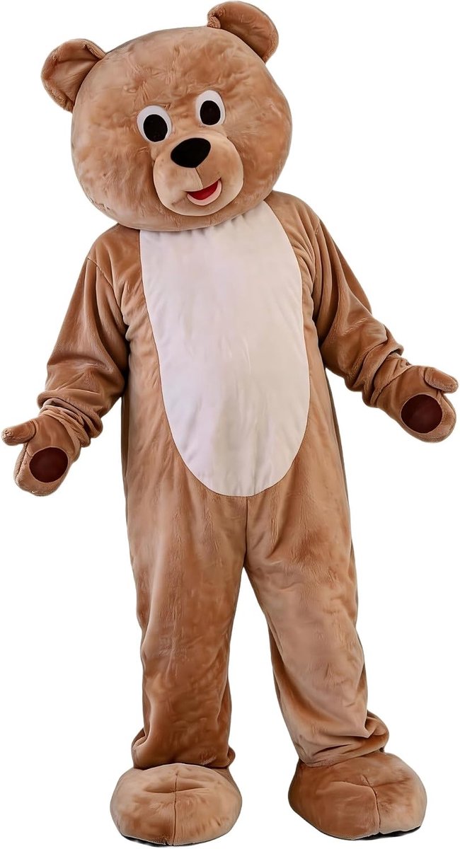 Bruin teddybeer-kostuum voor volwassenen, perfect voor evenementen en uitvoeringen