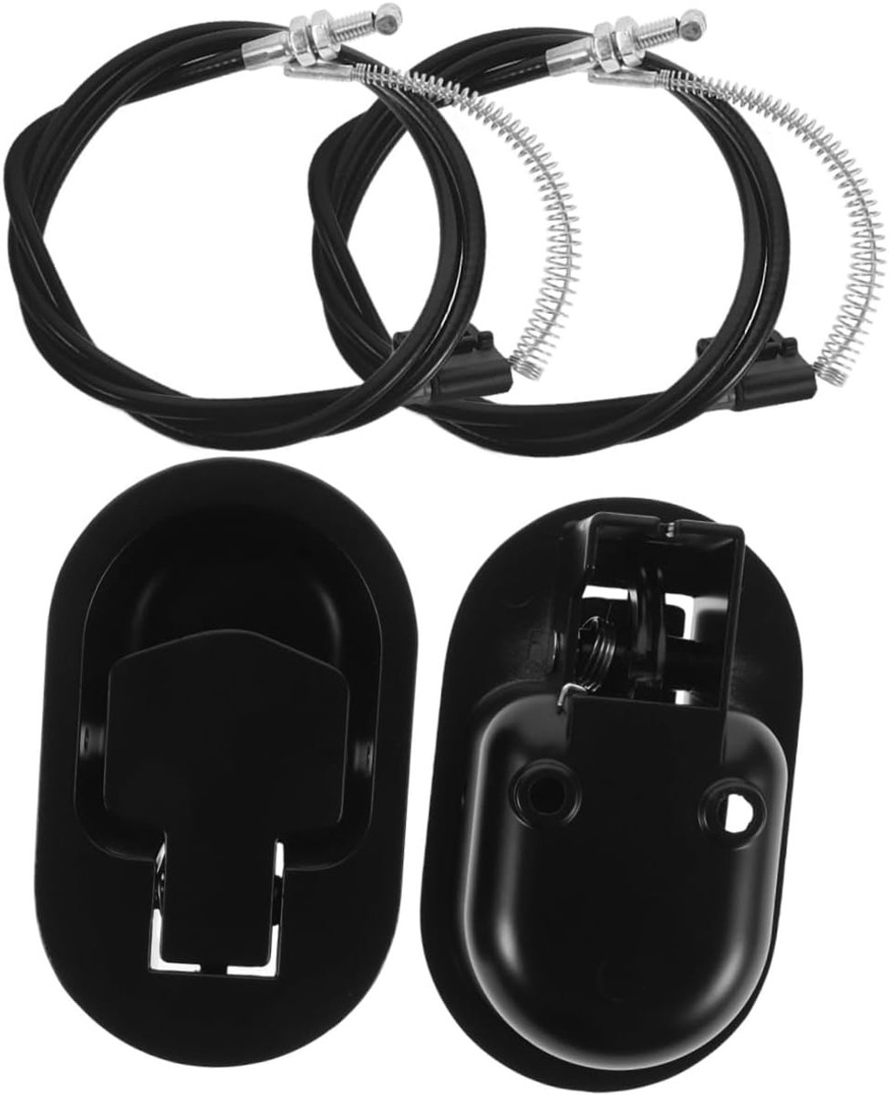 Accessoires Voor Bank- En Relaxfauteuils Vervangende Ontgrendelingshendel Zwart 120 Cm Set Van 2