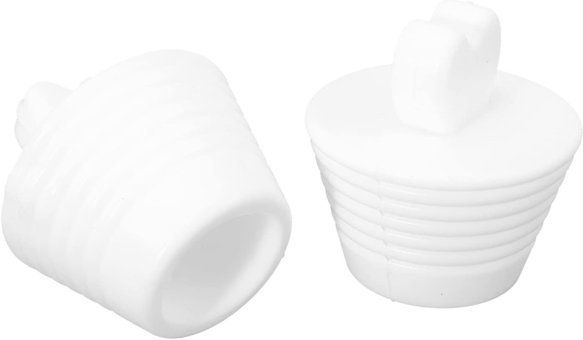 2 Stuks Siliconen Afvoerstoppen voor Badkamer Keuken Waterdichte Afdichting Haarfilter Lekvrije Doucheputdeksel Geschikt voor Badkuipen Gootstenen Kleine Zwembaden