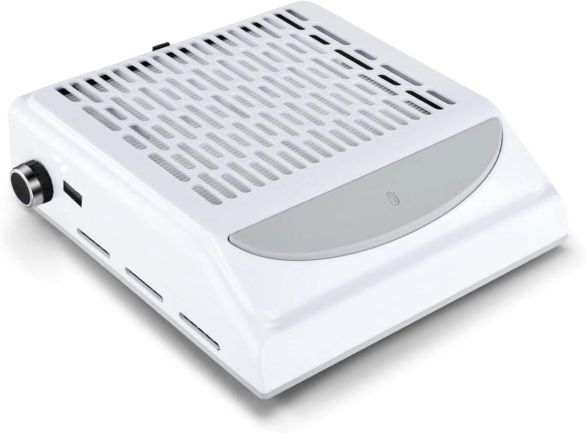 100W nagelstofzuiger met filter, met herbruikbaar filter, professionele stofzuiger voor huishoudelijk gebruik en nagelstudio's voor nagelstudio's, salons, nageldesign en manicure