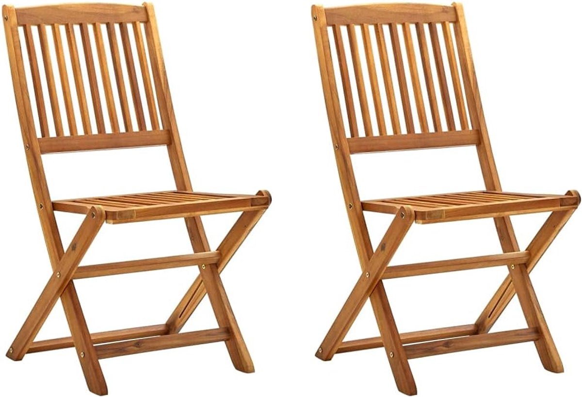 Tuinstoelen 2 stuks. Massief hout acacia, vrijetijdsstoelen terrasstoelen outdoor stoelen balkonstoelen voor terrassen, tuinen, terrassen