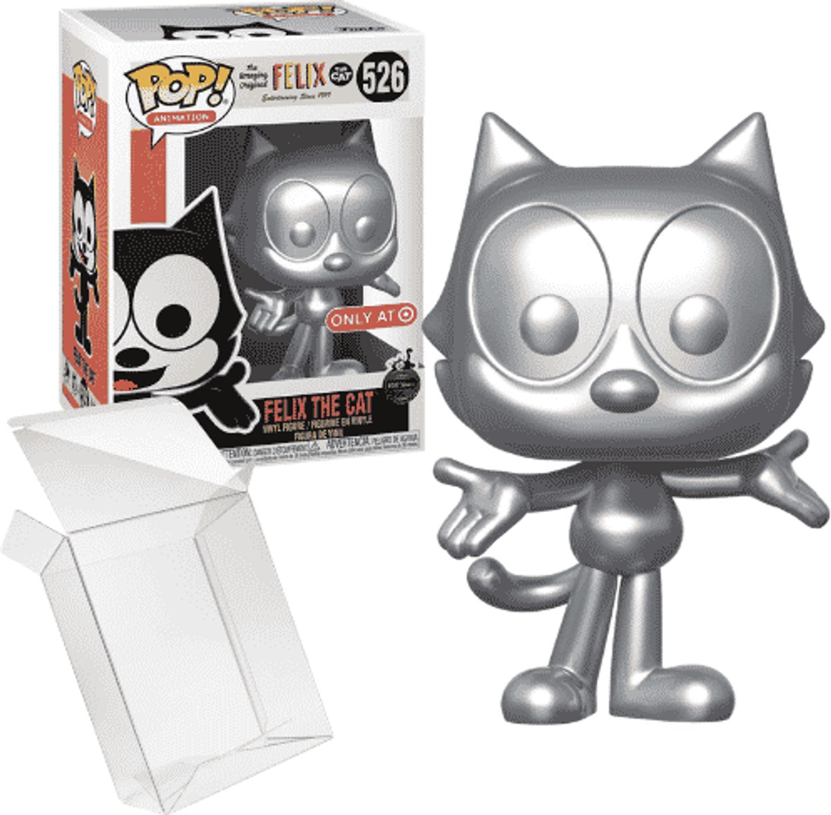 Funko Pop! Animation: Felix the Cat (Silver) #526 Target Exclusive