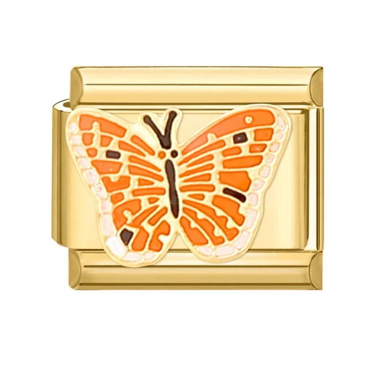 Orange gold butterfly