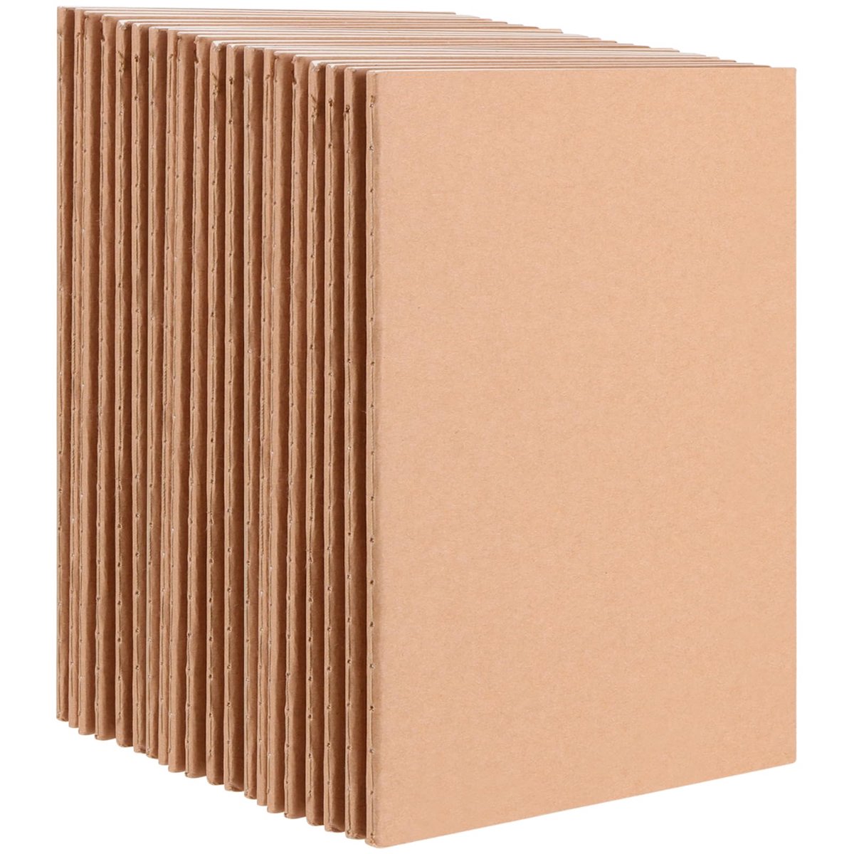 JEUIHAU 20 stuks A5 blanco notitieboek, 14 × 20,5 cm kraftpapier notitieboek, 68 pagina's effen notitieblok bulk voor - ShopVlot