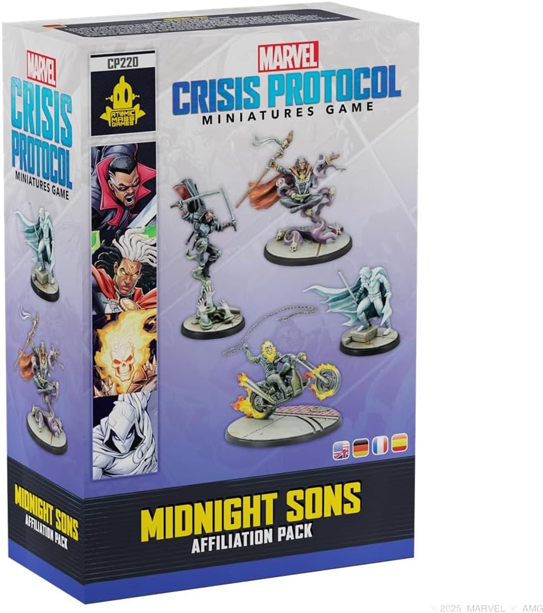 Atomic Mass Games Marvel miniaturen Midnight Sons Affiliation Pack set.