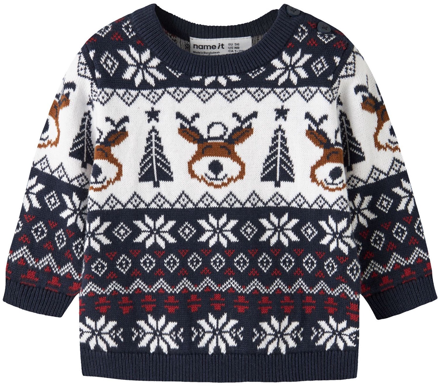 Name it Trui Biologisch katoen Kerst